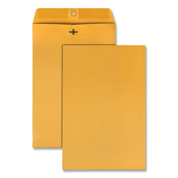 Quality Park™ Clasp Envelope, #98, Square Flap, Clasp-gummed Closure, 10 X 15, Brown Kraft, 100-box freeshipping - TVN Wholesale